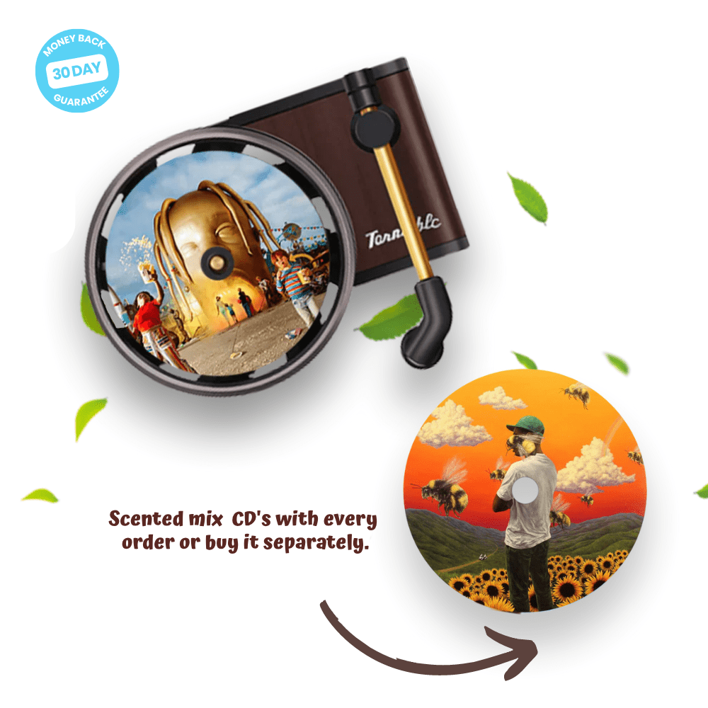 TURNTABLE VINYL + CD BUNDLE CAR SCENT