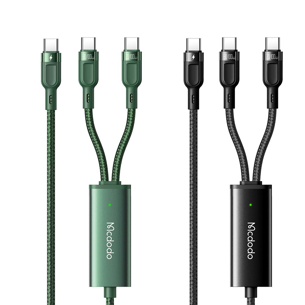Mcdodo 2-in-1 (USB-C to USB-C/USB-C) 100W Cable 1.2M (4 ft)
