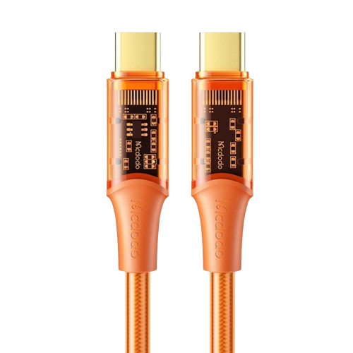 USB-C to USB-C Amber Series 100W Orange