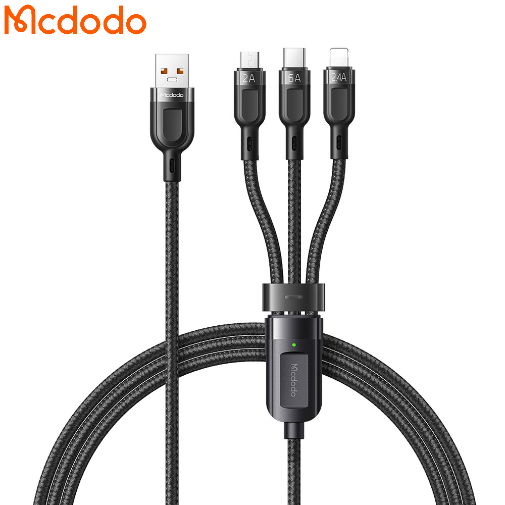 66W Cable 3 in 1 Super Fast Charging Cable